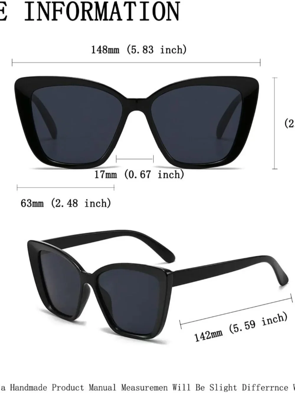 N/A black sunglasses